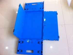 600 * 400 * 340 mm cratiau bach plygu plastig solet