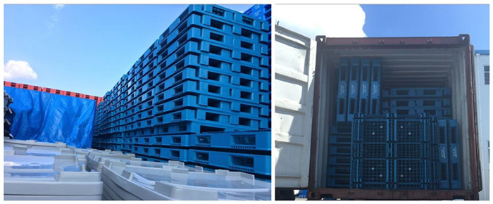 Heavy duty hdpe single face perforated nestable large plastic pallet prices