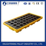 130 x 68 x 30 CM 2 Drymiau Pallet Cyfyngiad Gollyngiad