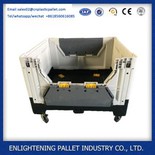 Crate Cynhwysydd Paled Plastig Mawr Diwydiant Dillad