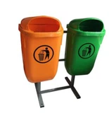Biniau Sbwriel Plastig Twins 50L