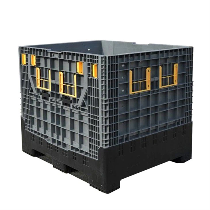 1200x1000x975mm Industrial Use Large Folding Plastic Pallet Box For Auto Industry suppliers