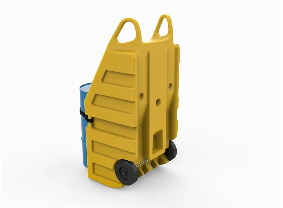 Factory 200 Liters Poly Bunded Drum Trolley